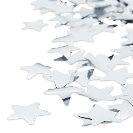 Confetti cannon silver stars