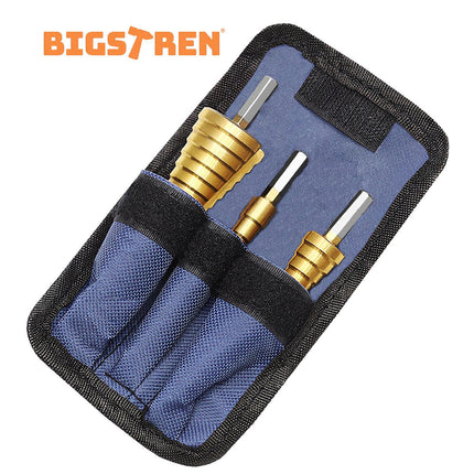 Conical drill bit set - 3 pcs.