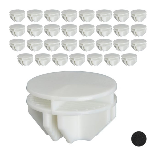 Connections for screwless shelf system