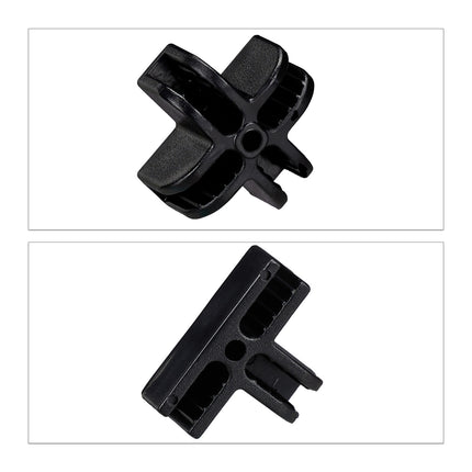 Connections for screwless shelf systems