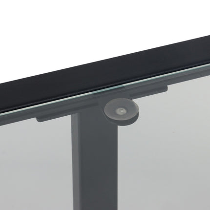 Console Table with 3 Glass Shelves – Modern Design