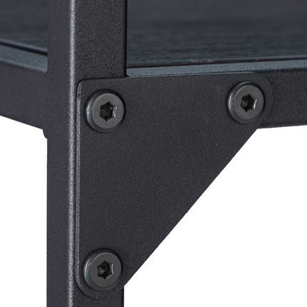 Console table glass metal