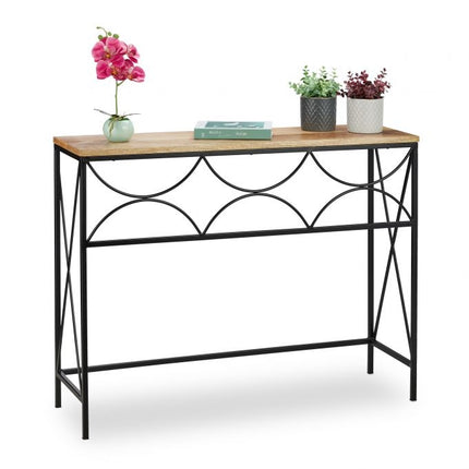 Console table in mango wood
