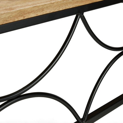 Console table in mango wood