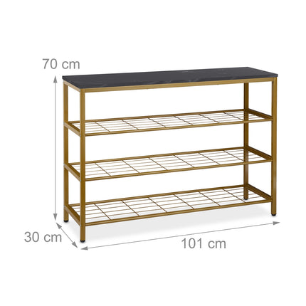 Console table in marble look