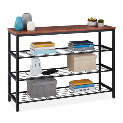 Console table with 3 extra shelves