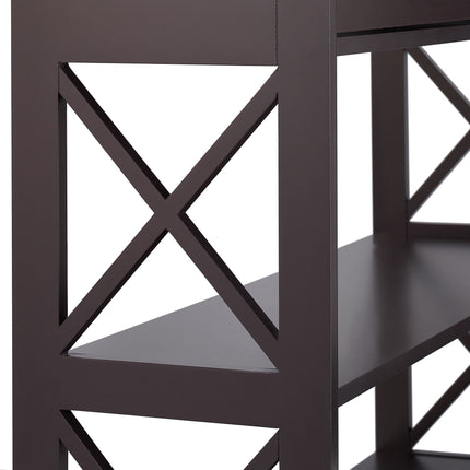 Console table with drawer and shelf