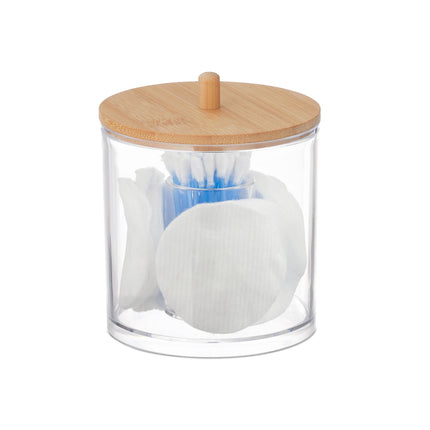 Container for cotton pad and cotton swab