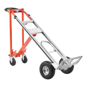 Convertible 4-In-1 Hand Truck Dolly, 1000 lb, Aluminum