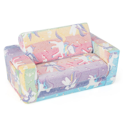 Convertible Kids Sofa Chair – Glows in the Dark, Velvet