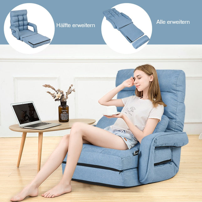 Omvormbare slaapbank - Verstelbare relaxfauteuil met kussen