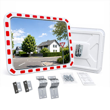 Convex Safety Mirror 60x80 cm – Shatterproof, Weatherproof