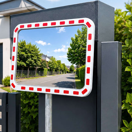 Convex Safety Mirror 60x80 cm – Shatterproof, Weatherproof