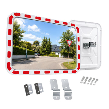 Convex Traffic Mirror 40x60 cm – Shatterproof, Weatherproof