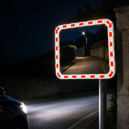 Convex Traffic Mirror 40x60 cm – Shatterproof, Weatherproof