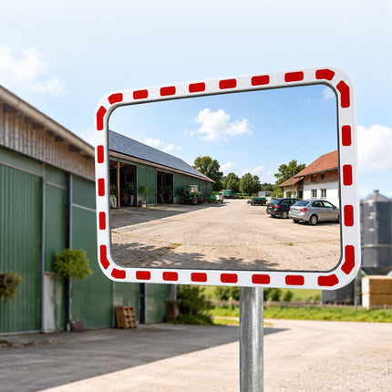 Convex Traffic Mirror 40x60 cm – Shatterproof, Weatherproof