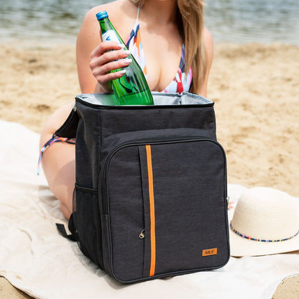 Cooler Backpack, Black, 25L, Insulated