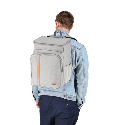 Cooler Backpack, Gray, 25L Capacity