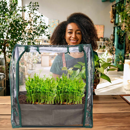 Cooling frame with planter bag