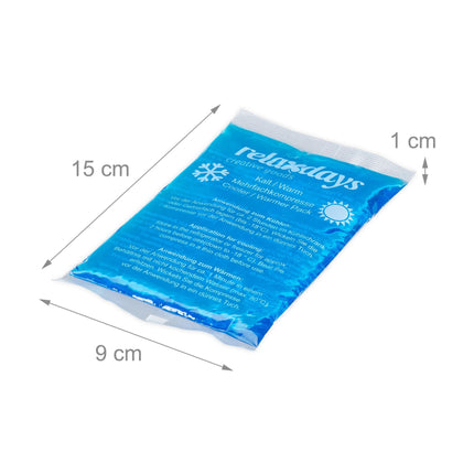 Cooling lamps rectangular set of 4 blue