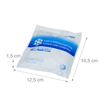 Cooling pack for cracking, set