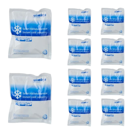 Cooling pack for cracking, set