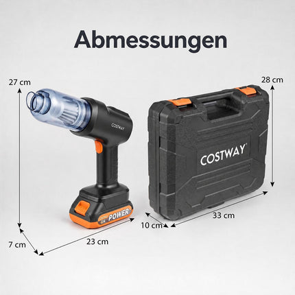 Cordless Handheld Vacuum Cleaner, 21000 Pa, 120W, 4-in-1 Function