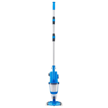 Cordless Pool Vacuum, 26 GPM, Rechargeable, 4.7 Ft Pole