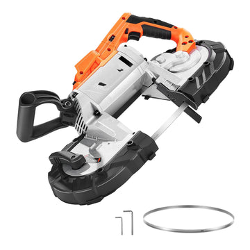 Cordless Portable Band Saw, 5 In Cut, Brushless Bare Tool