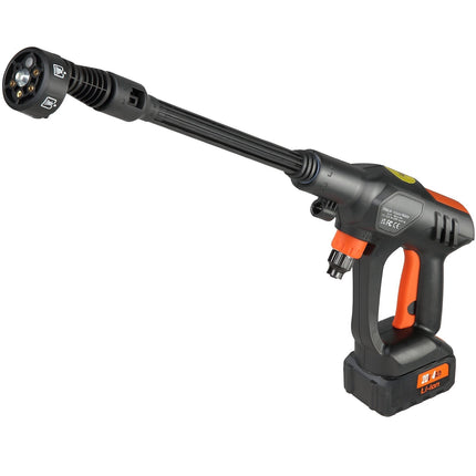 Cordless Pressure Washer 652 PSI, 4.0Ah, 6-in-1 Nozzle