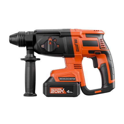 Cordless SDS-Plus Rotary Hammer Drill Kit, 20V Brushless