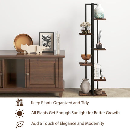Corner Plant Stand Set, 3-Pack 4-6 Tier, Anti-Tip