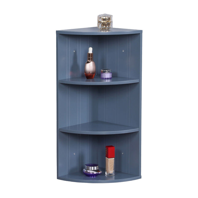 Corner Shelf with 3 Tiers – Space-Saving MDF Storage