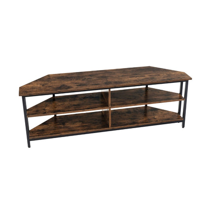 Corner TV Stand Up To 65-Inch, USB-C, Power Outlets