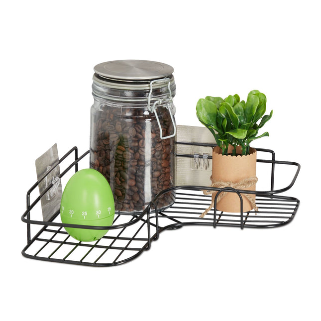 Corner shelf for the kitchen