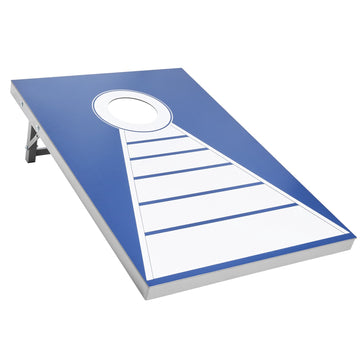 Cornhole Set, 3x2 Ft Weatherproof Foldable, 8 Bean Bags
