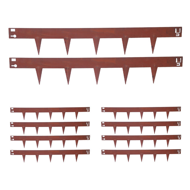 Corten Steel Lawn Edging – Flexible Garden Border