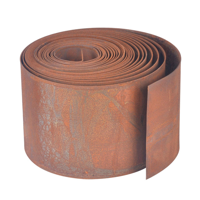 Corten Steel Lawn Edging Strip – Flexible Garden Border