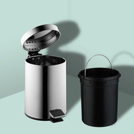 Cosmetic container in stainless steel, 3 l