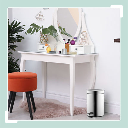 Cosmetic container in stainless steel, 3 l