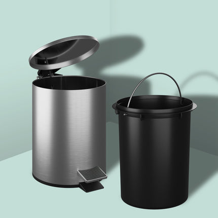 Cosmetic container in stainless steel 3 l