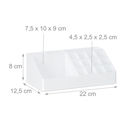 Cosmetic holder in acrylic
