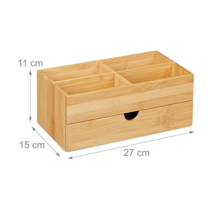 Cosmetic holder in bamboo