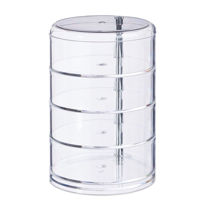 Cosmetic holder with rotating compartment
