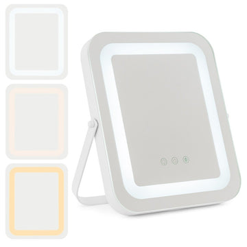 Cosmetic mirror with lighting & touch switch & memory function Dimmable make-up mirror
