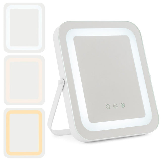 Cosmetic mirror with lighting & touch switch & memory function Dimmable make-up mirror
