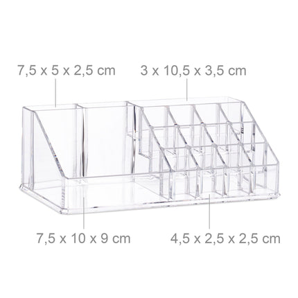 Cosmetics storage with 6 drawers