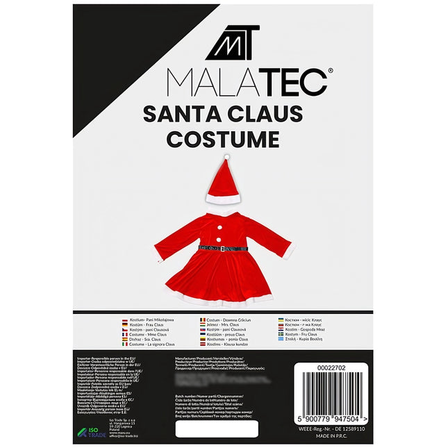 Costume - Mrs. Claus Malatec 22702