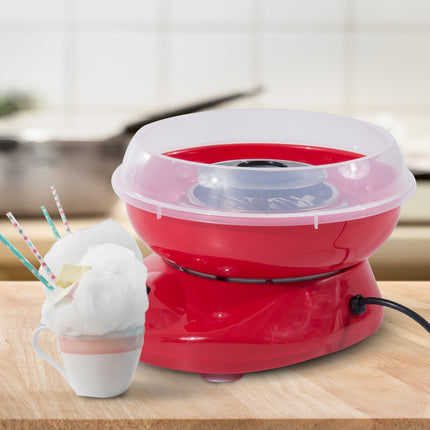 Cotton Candy Maker - Red, Easy Cleaning, Portable Design