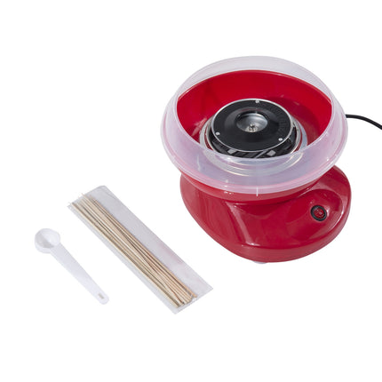 Cotton Candy Maker - Red, Easy Cleaning, Portable Design
